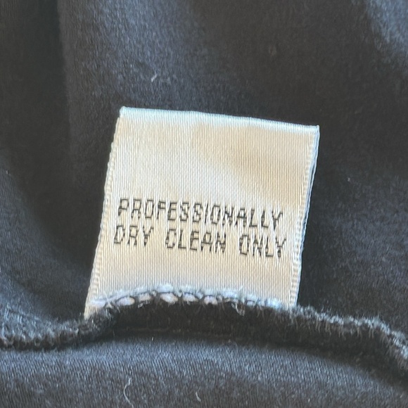 Cache black boatneck top with beading and cutouts, size S - Picture 8 of 9